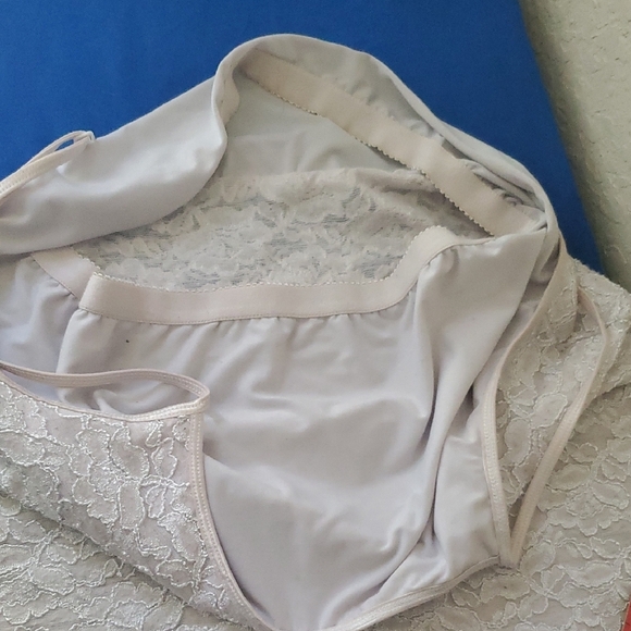 VTG Chicos sz 3 Elegant Lace Spaghetti Strap Top - Picture 6 of 7